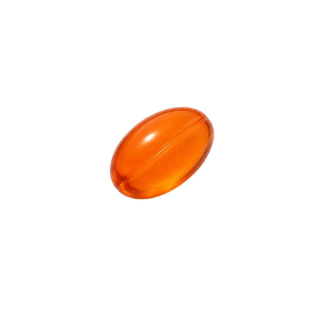 Beta-carotene pill
